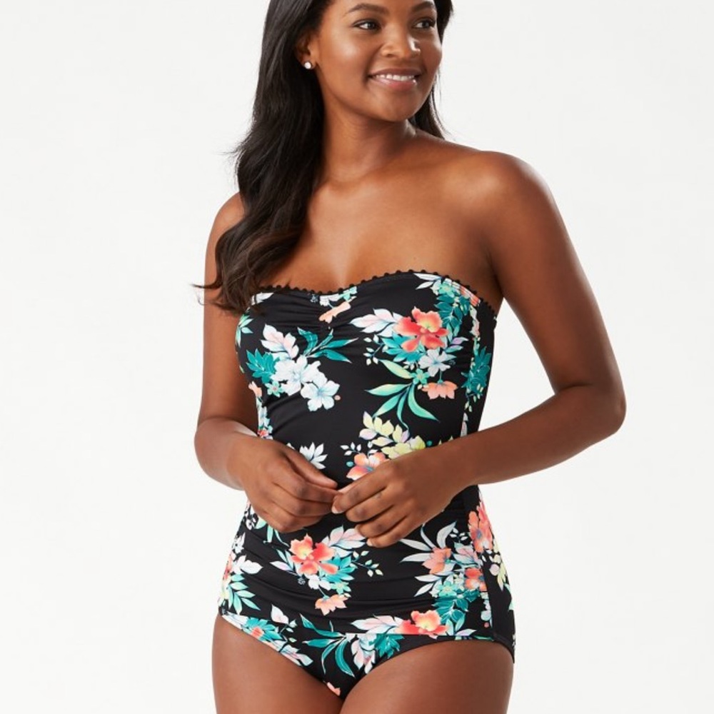 Tommy Bahama Floral Springs One Piece Swim Suit
